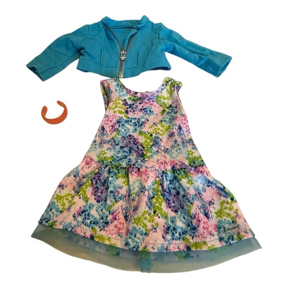 American Girl 18” Doll With Outfits - Picture 2 of 5